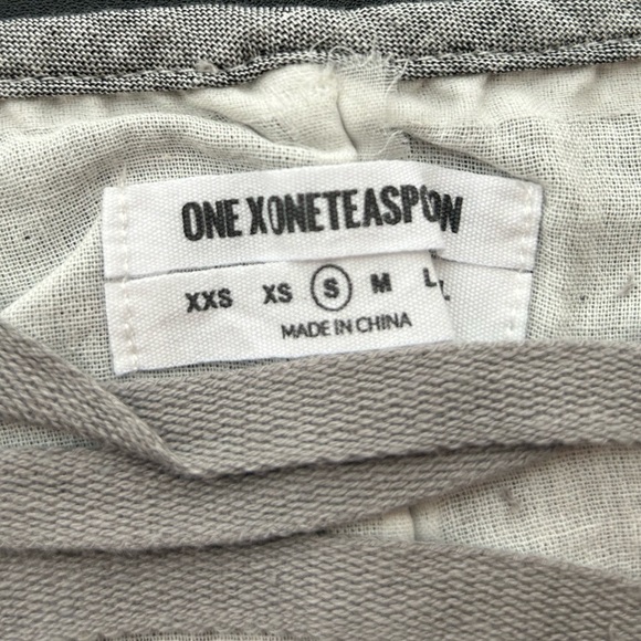 Free People One Teaspoon Dirty Work Tank Top Lace Up Sleeveless Grey Small - Picture 14 of 15